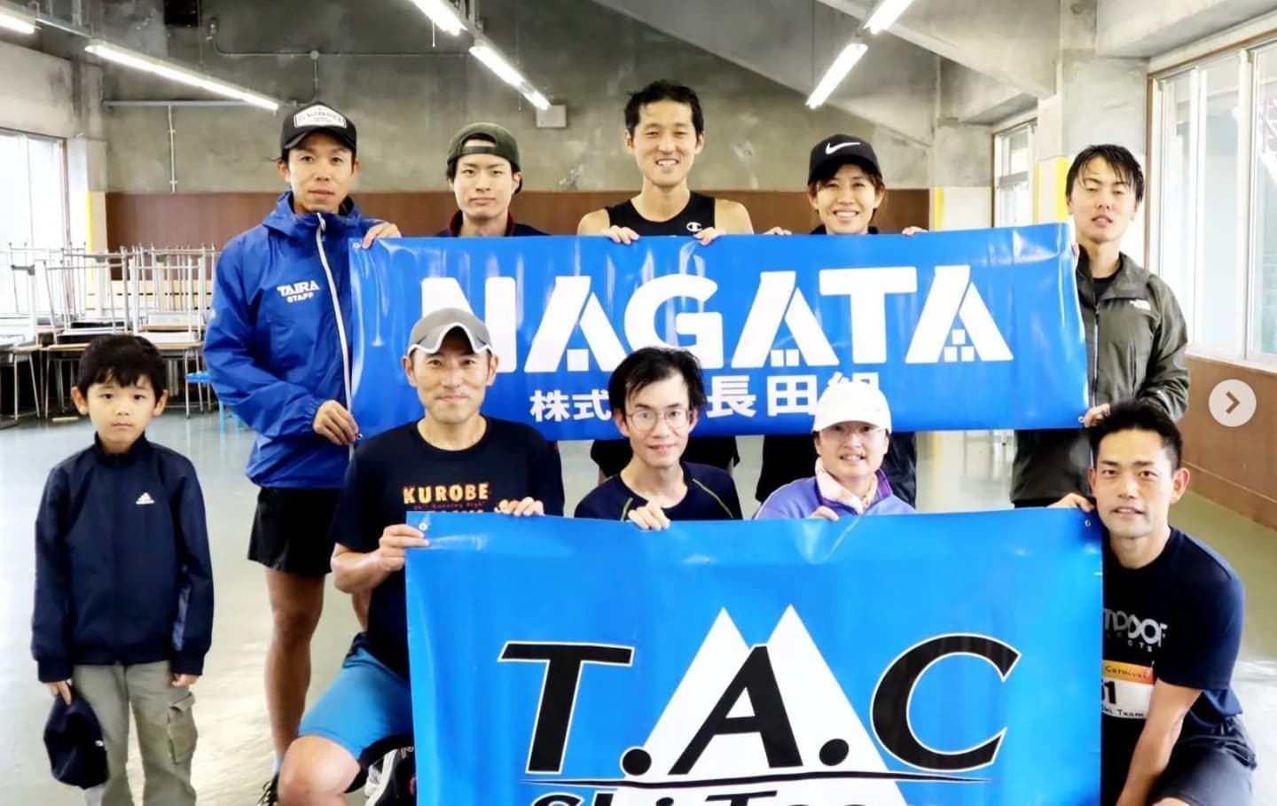 株式会社長田組　T.A.C SKI TEAM　記録会写真